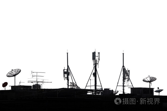 剪影中的通信时代 屋顶上的隐形连接